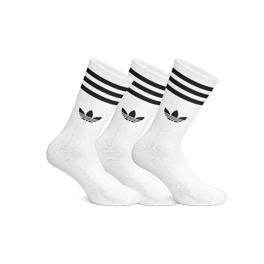 Adidas 3 Pack Sporty Mid Calf Socks - Multi Colors