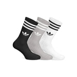 Adidas 3 Pack Sporty Mid Calf Socks - Multi Colors